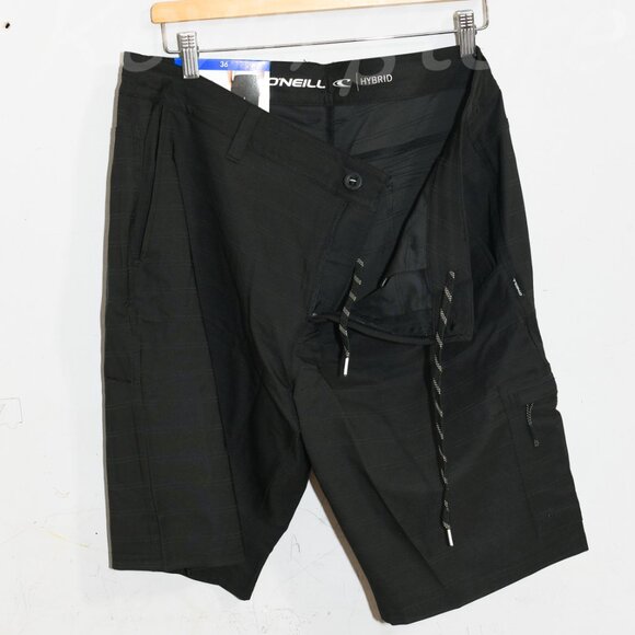 Black Nwt - Men’s Hybrid Short O’Neill - Picture 6 of 7